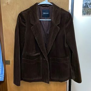 NWOT Madewell Corduroy Blazer